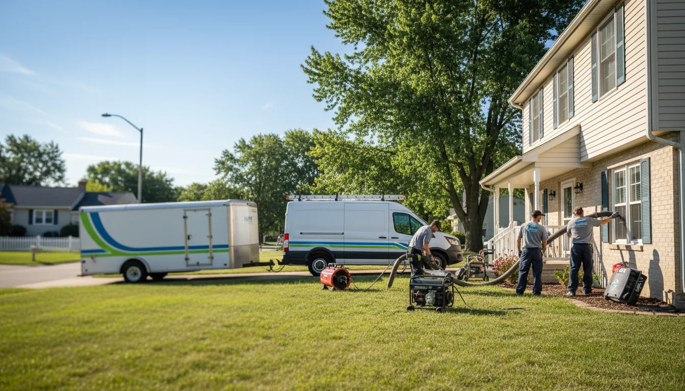Flooded Basement Restoration And Cleanup With Repair in Saint Paul, IA near me